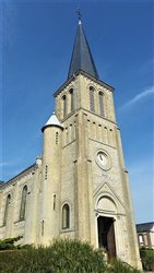 L\'église Saint-Jean-Baptiste-et-Saint-Quentin - Bernières